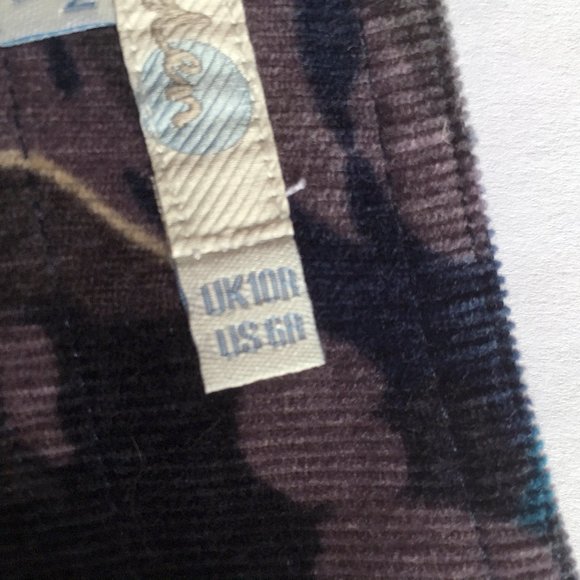 Boden corduroy floral skirt 6 - Picture 4 of 9